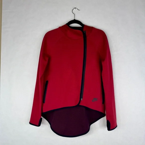 NIKE Sportswear Tech Fleece Women's Full Zip Cape Hoodie  - 908822-608 - Sz S - Picture 5 of 14